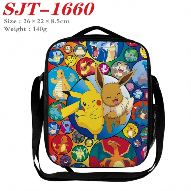 Pokemon Anime Lunch Bag Crossbody Bag 26x22x8.5cm 