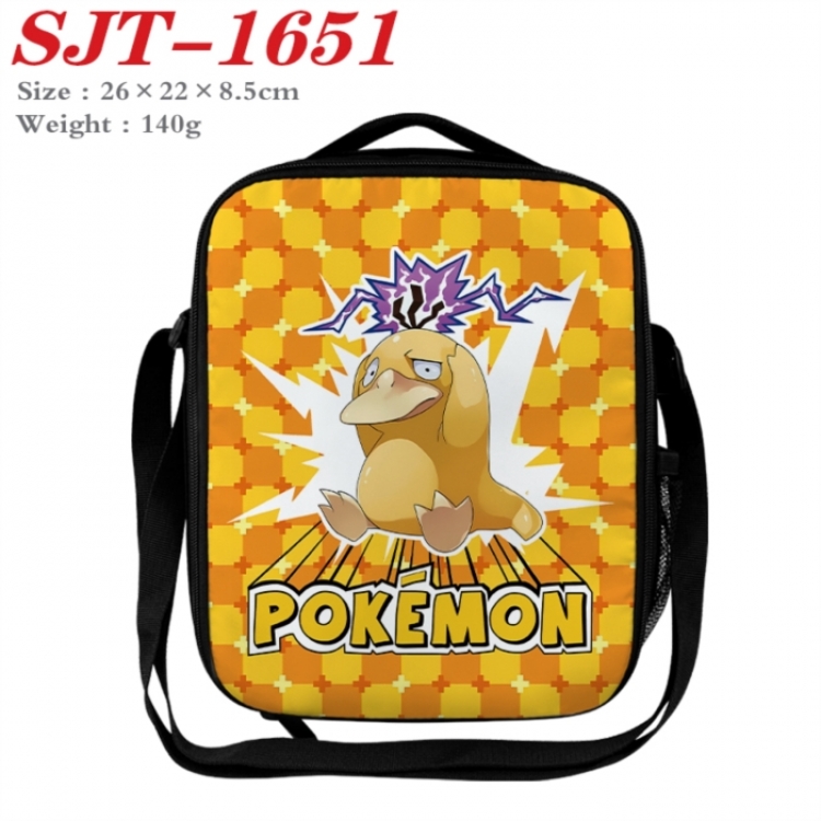 Pokemon Anime Lunch Bag Crossbody Bag 26x22x8.5cm 