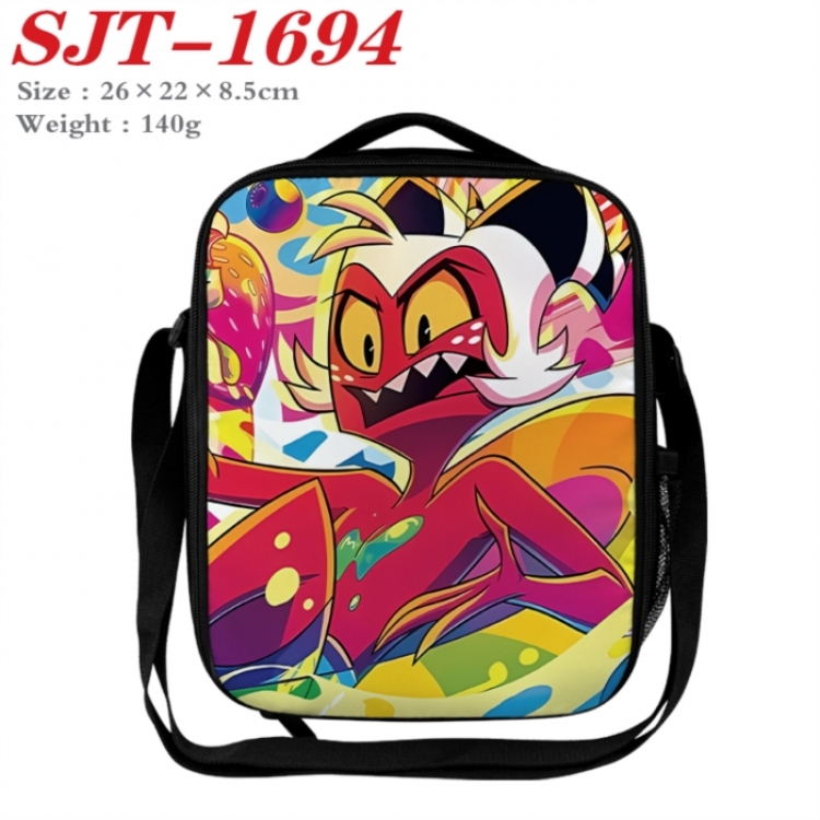 Hazbin Hotel Anime Lunch Bag Crossbody Bag 26x22x8.5cm 