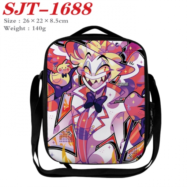 Hazbin Hotel Anime Lunch Bag Crossbody Bag 26x22x8.5cm 