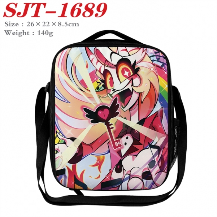 Hazbin Hotel Anime Lunch Bag Crossbody Bag 26x22x8.5cm 