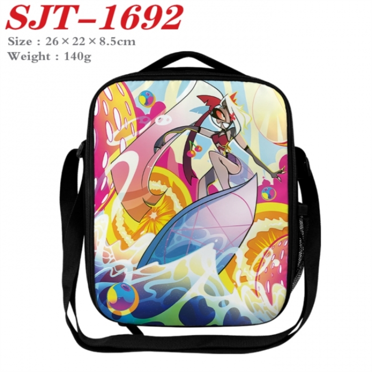 Hazbin Hotel Anime Lunch Bag Crossbody Bag 26x22x8.5cm 