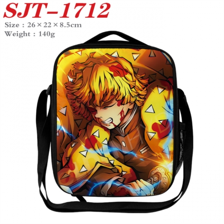 Demon Slayer Kimets Anime Lunch Bag Crossbody Bag 26x22x8.5cm 