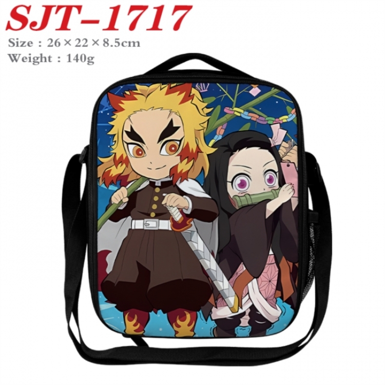 Demon Slayer Kimets Anime Lunch Bag Crossbody Bag 26x22x8.5cm 