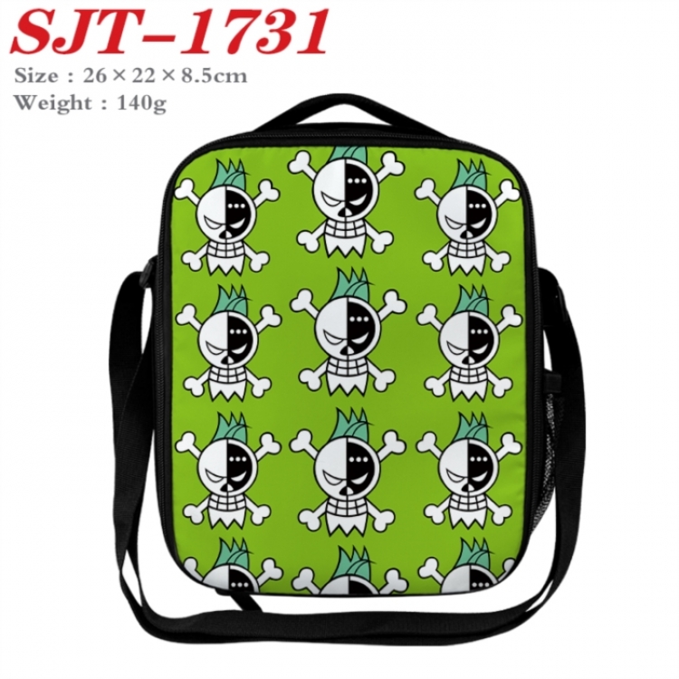 One Piece Anime Lunch Bag Crossbody Bag 26x22x8.5cm 