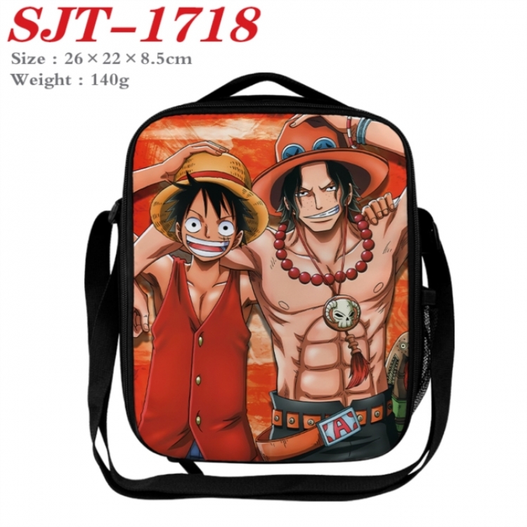 One Piece Anime Lunch Bag Crossbody Bag 26x22x8.5cm 