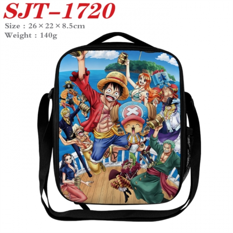 One Piece Anime Lunch Bag Crossbody Bag 26x22x8.5cm 