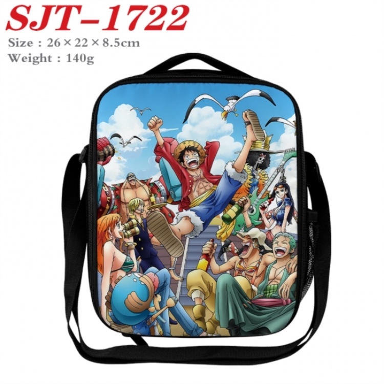 One Piece Anime Lunch Bag Crossbody Bag 26x22x8.5cm 