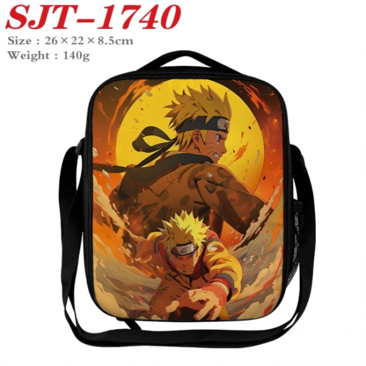 Naruto Anime Lunch Bag Crossbody Bag 26x22x8.5cm 