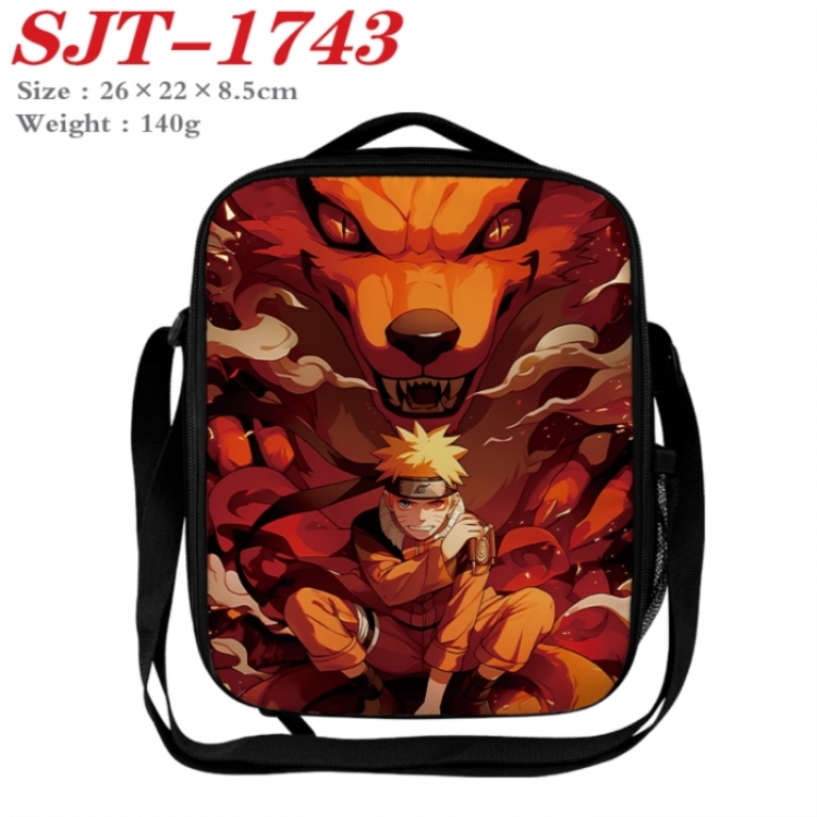 Naruto Anime Lunch Bag Crossbody Bag 26x22x8.5cm 