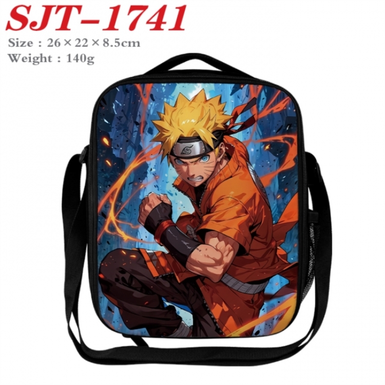 Naruto Anime Lunch Bag Crossbody Bag 26x22x8.5cm 