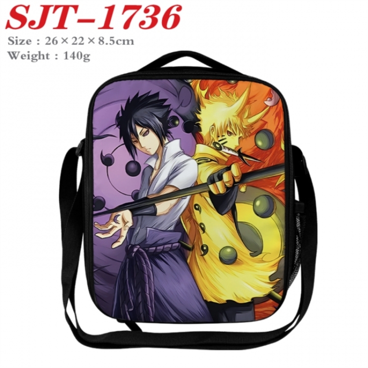 Naruto Anime Lunch Bag Crossbody Bag 26x22x8.5cm 