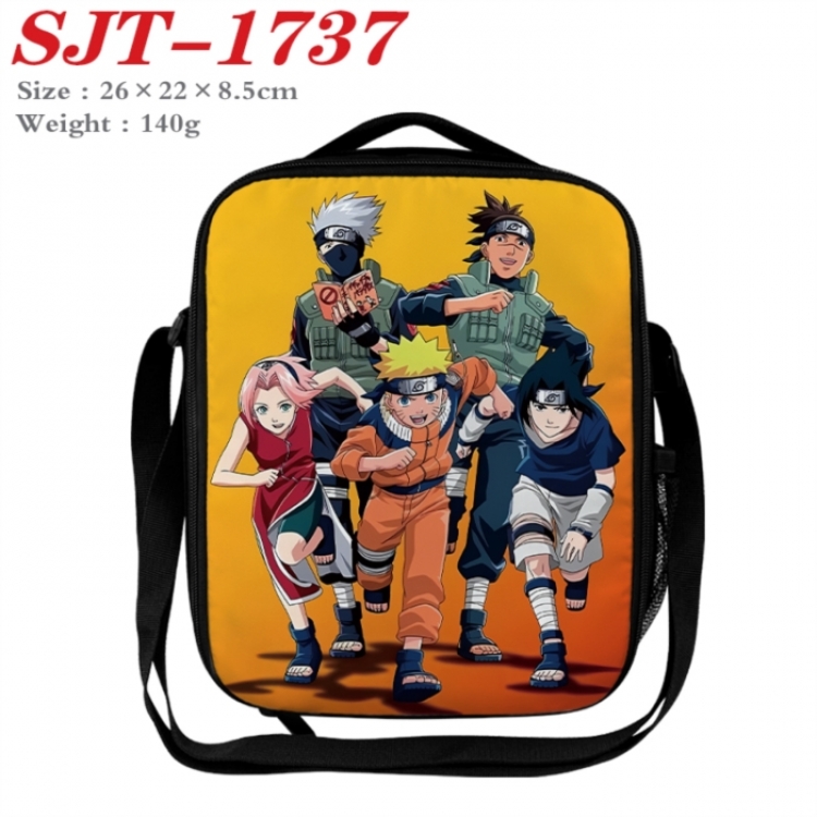 Naruto Anime Lunch Bag Crossbody Bag 26x22x8.5cm 