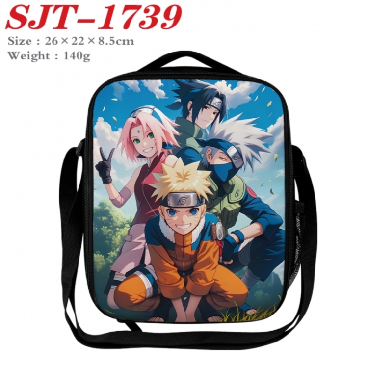 Naruto Anime Lunch Bag Crossbody Bag 26x22x8.5cm 