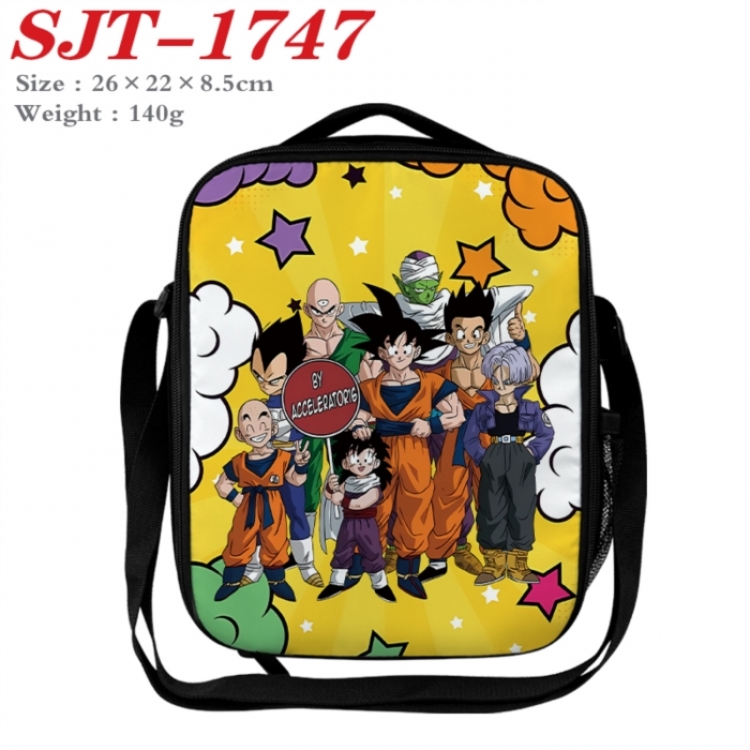 DRAGON BALL Anime Lunch Bag Crossbody Bag 26x22x8.5cm 