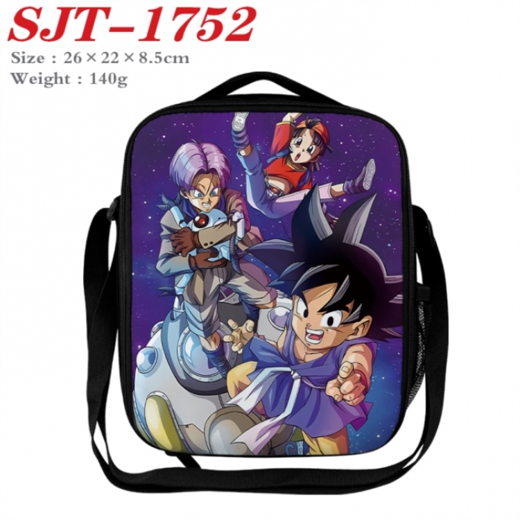 DRAGON BALL Anime Lunch Bag Crossbody Bag 26x22x8.5cm 