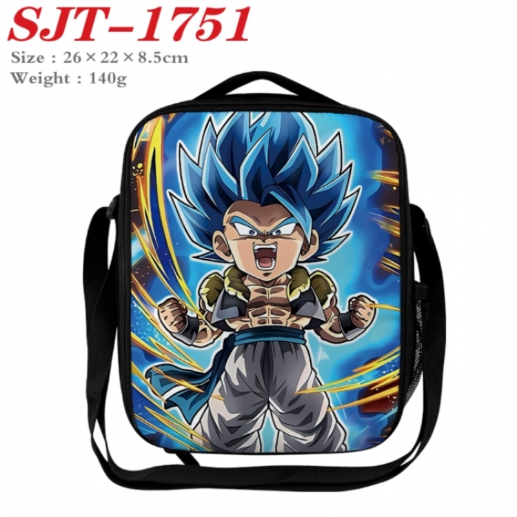 DRAGON BALL Anime Lunch Bag Crossbody Bag 26x22x8.5cm 