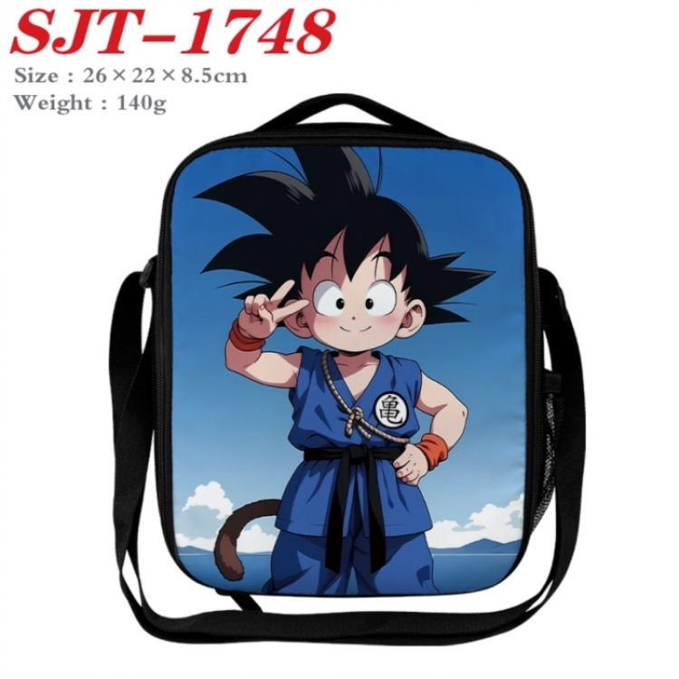 DRAGON BALL Anime Lunch Bag Crossbody Bag 26x22x8.5cm 