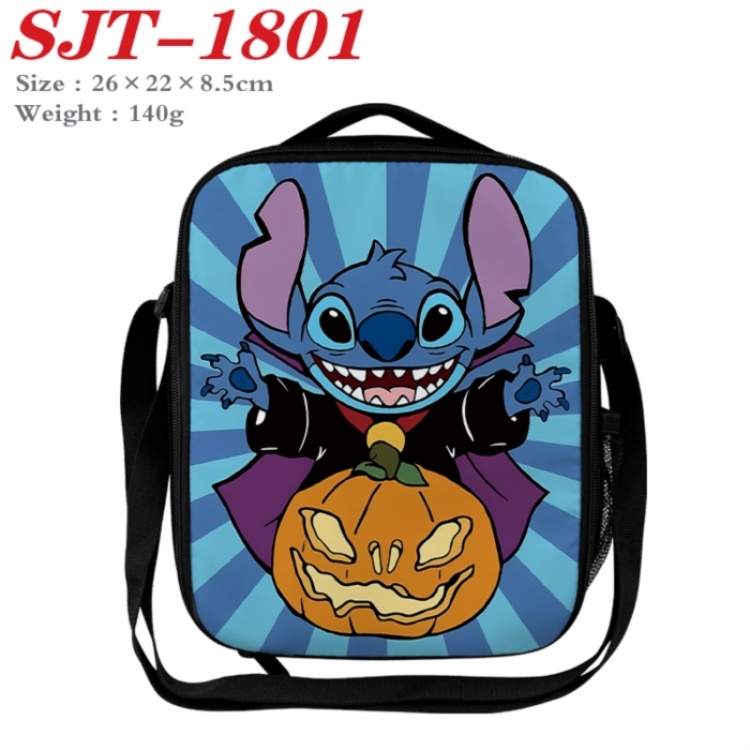 Lilo & Stitch Anime Lunch Bag Crossbody Bag 26x22x8.5cm 