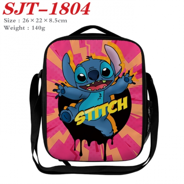 Lilo & Stitch Anime Lunch Bag Crossbody Bag 26x22x8.5cm 