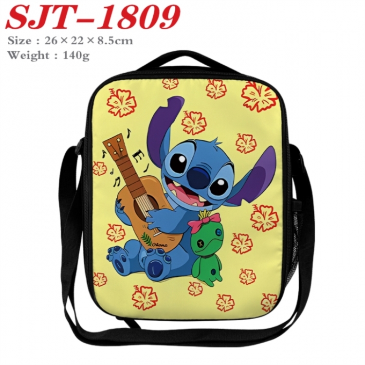 Lilo & Stitch Anime Lunch Bag Crossbody Bag 26x22x8.5cm 