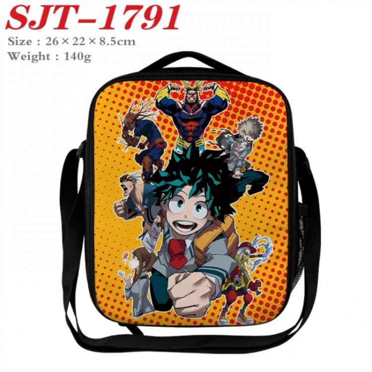 My Hero Academia Anime Lunch Bag Crossbody Bag 26x22x8.5cm 