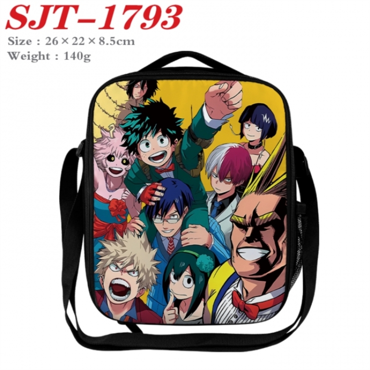 My Hero Academia Anime Lunch Bag Crossbody Bag 26x22x8.5cm 