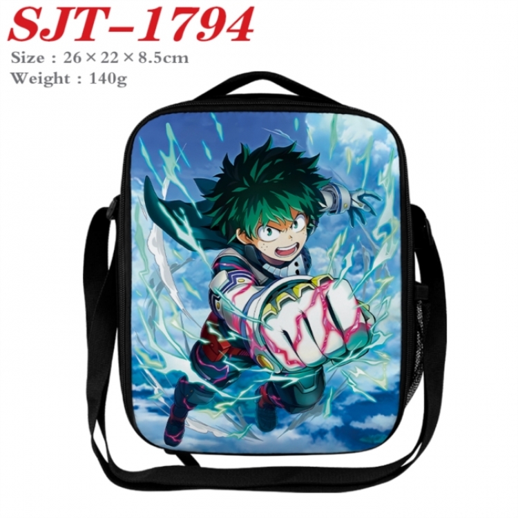 My Hero Academia Anime Lunch Bag Crossbody Bag 26x22x8.5cm 