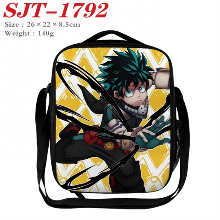 My Hero Academia Anime Lunch Bag Crossbody Bag 26x22x8.5cm 