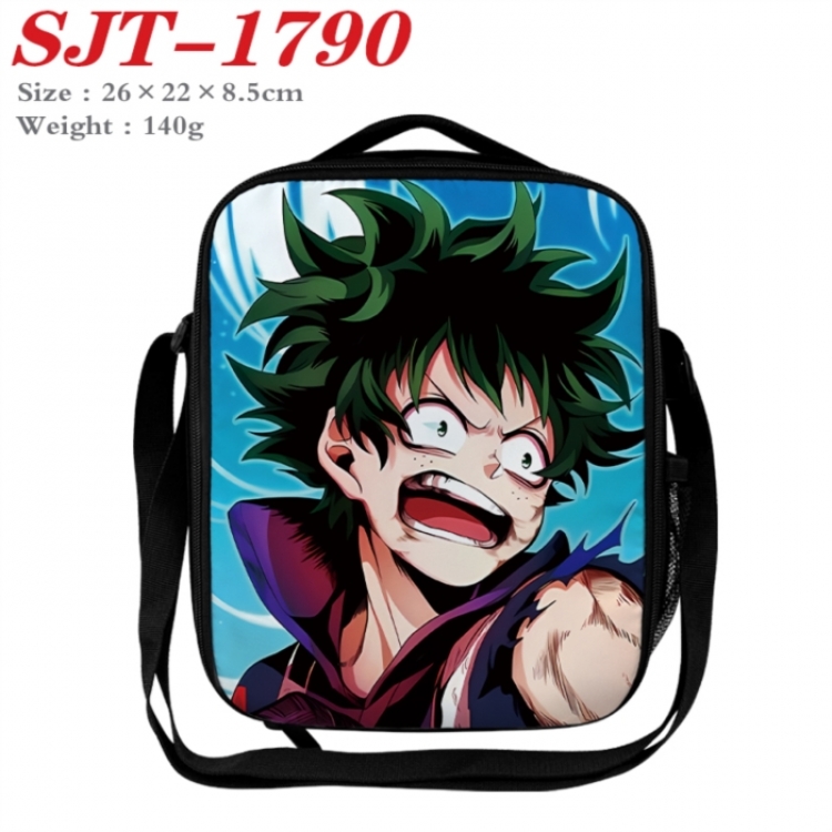My Hero Academia Anime Lunch Bag Crossbody Bag 26x22x8.5cm 