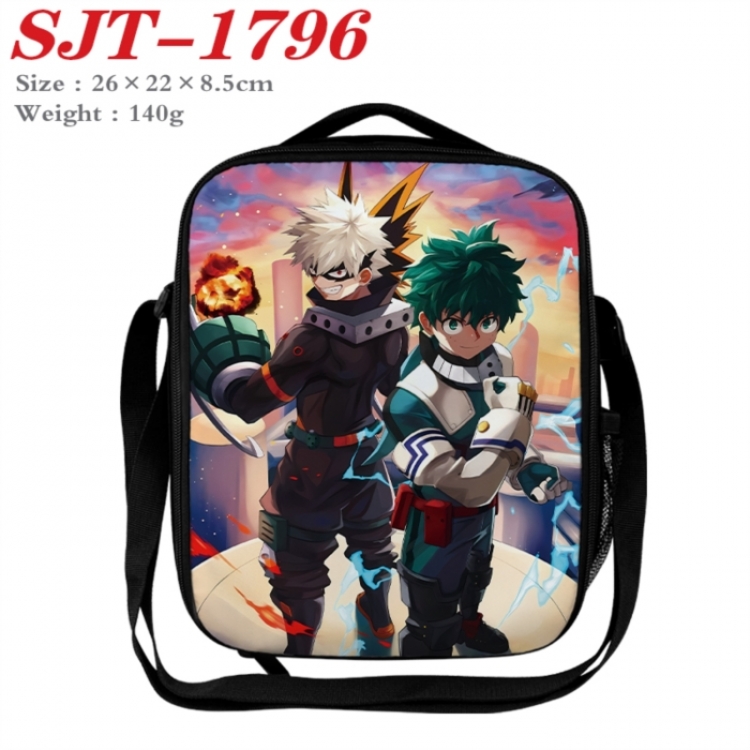 My Hero Academia Anime Lunch Bag Crossbody Bag 26x22x8.5cm 