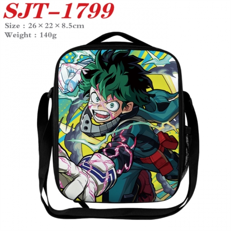 My Hero Academia Anime Lunch Bag Crossbody Bag 26x22x8.5cm 