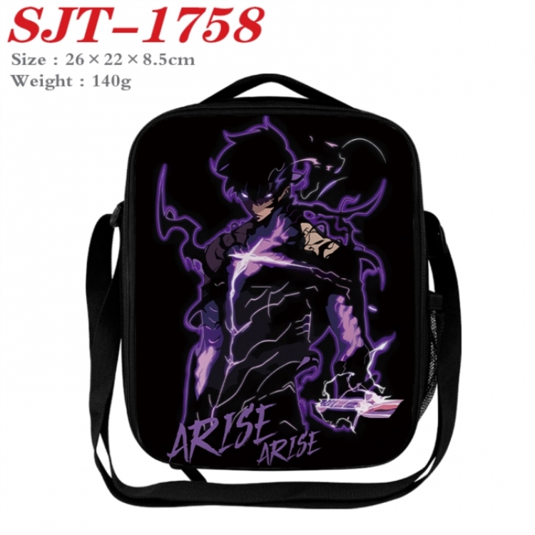 Solo Leveling:Arise  Anime Lunch Bag Crossbody Bag 26x22x8.5cm 