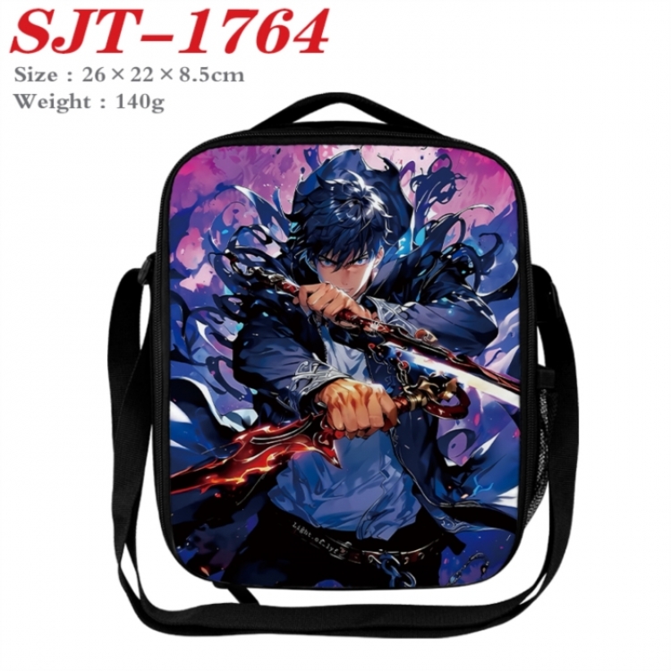Solo Leveling:Arise  Anime Lunch Bag Crossbody Bag 26x22x8.5cm 