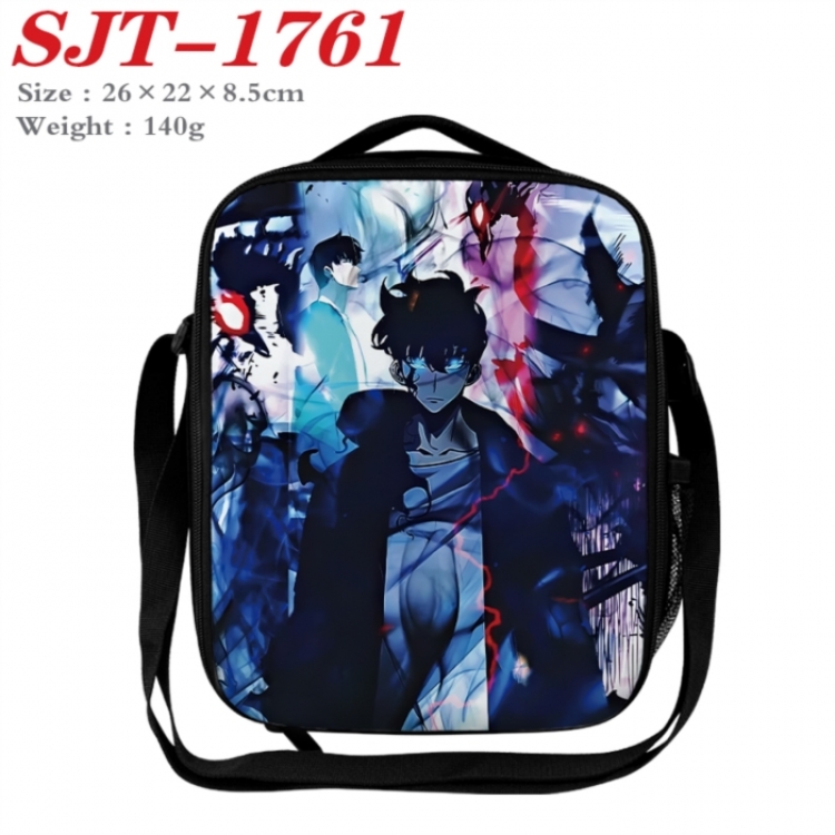 Solo Leveling:Arise  Anime Lunch Bag Crossbody Bag 26x22x8.5cm