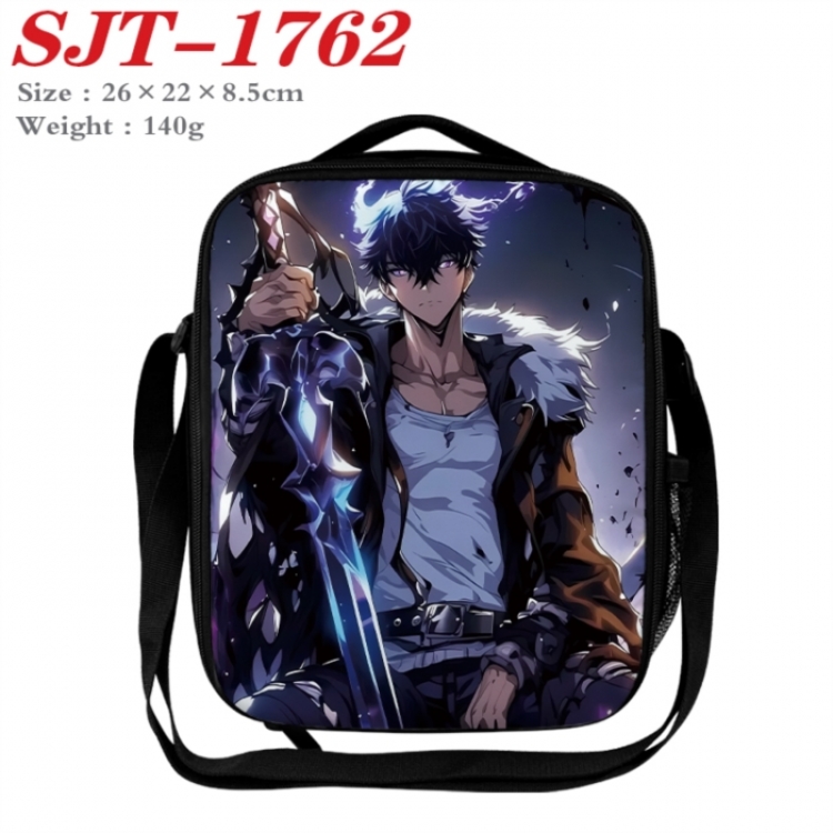 Solo Leveling:Arise  Anime Lunch Bag Crossbody Bag 26x22x8.5cm 