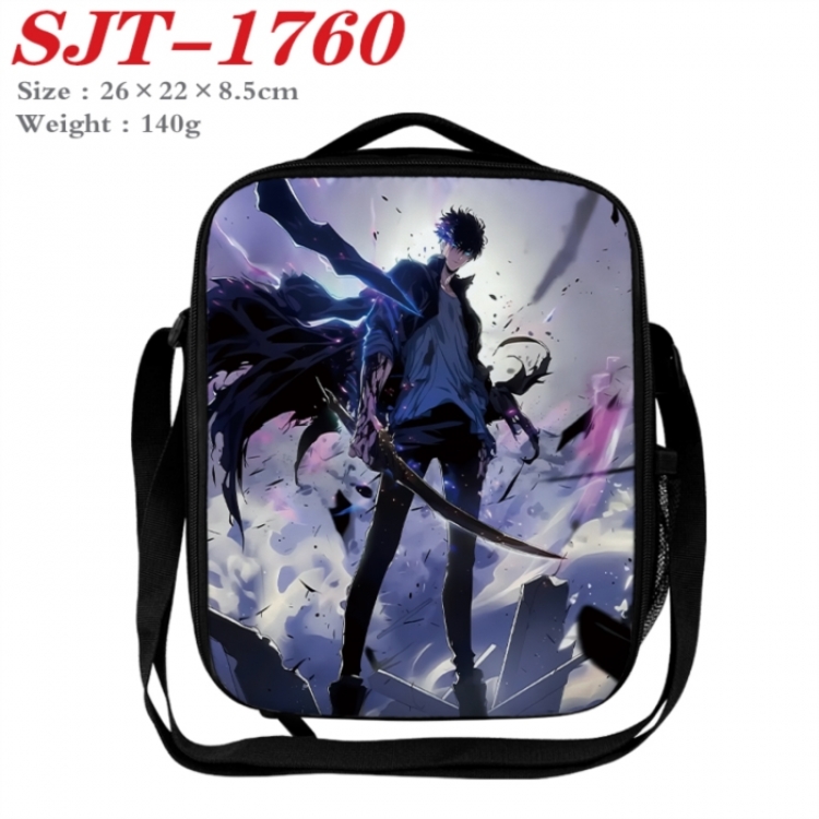 Solo Leveling:Arise  Anime Lunch Bag Crossbody Bag 26x22x8.5cm 
