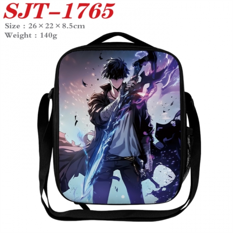 Solo Leveling:Arise  Anime Lunch Bag Crossbody Bag 26x22x8.5cm 