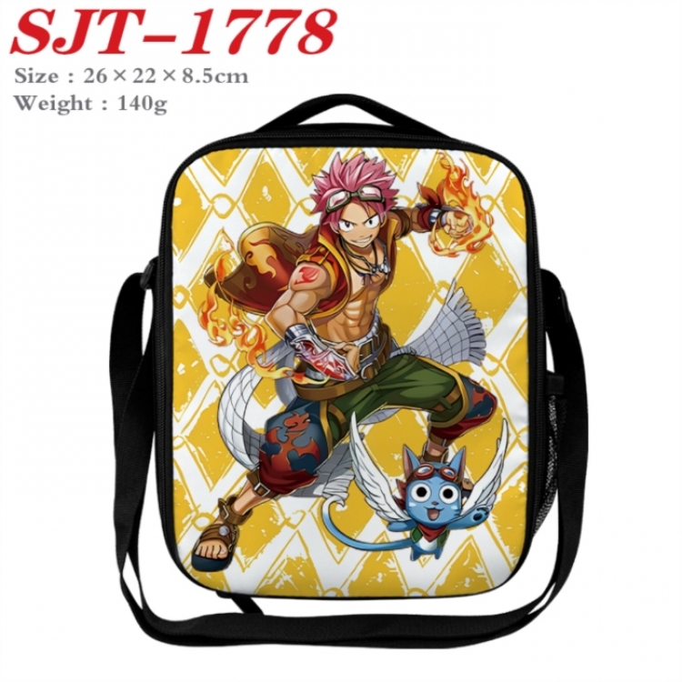 Fairy tail Anime Lunch Bag Crossbody Bag 26x22x8.5cm 