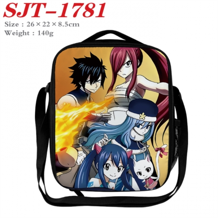 Fairy tail Anime Lunch Bag Crossbody Bag 26x22x8.5cm 