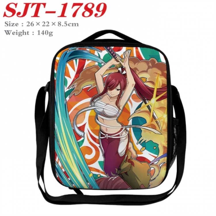 Fairy tail Anime Lunch Bag Crossbody Bag 26x22x8.5cm 