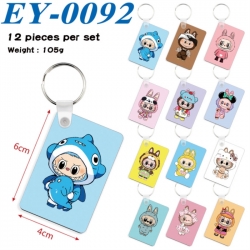 LABUBU Anime rectangular keych...