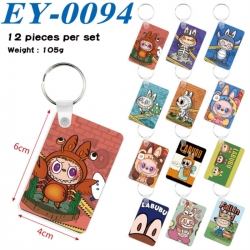 LABUBU Anime rectangular keych...