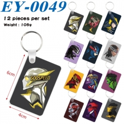 Marvel Anime rectangular keych...