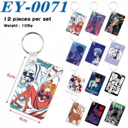 EVA Anime rectangular keychain...
