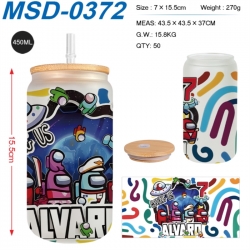 Among us  Anime frosted glass ...