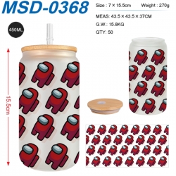 Among us  Anime frosted glass ...