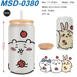 Chiikawa Anime frosted glass c...