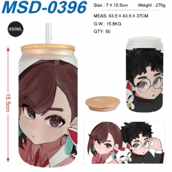 Dandadan Anime frosted glass c...