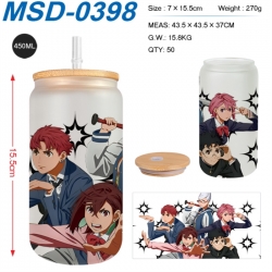 Dandadan Anime frosted glass c...